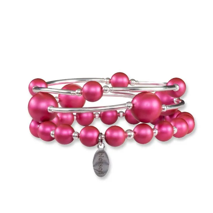 12mm Mulberry Pearl Blessing Bracelet