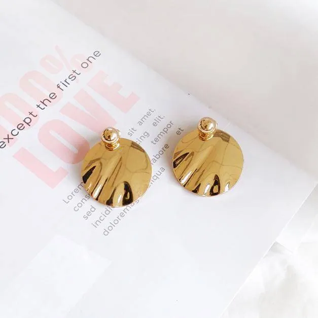 19 Styles, Geometric Minimalist Earrings Gold / Silver