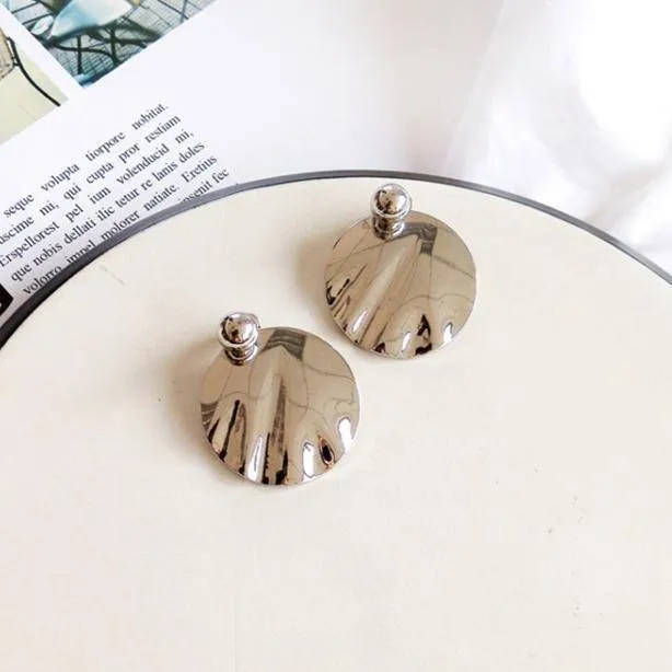 19 Styles, Geometric Minimalist Earrings Gold / Silver