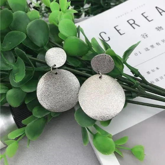 19 Styles, Geometric Minimalist Earrings Gold / Silver