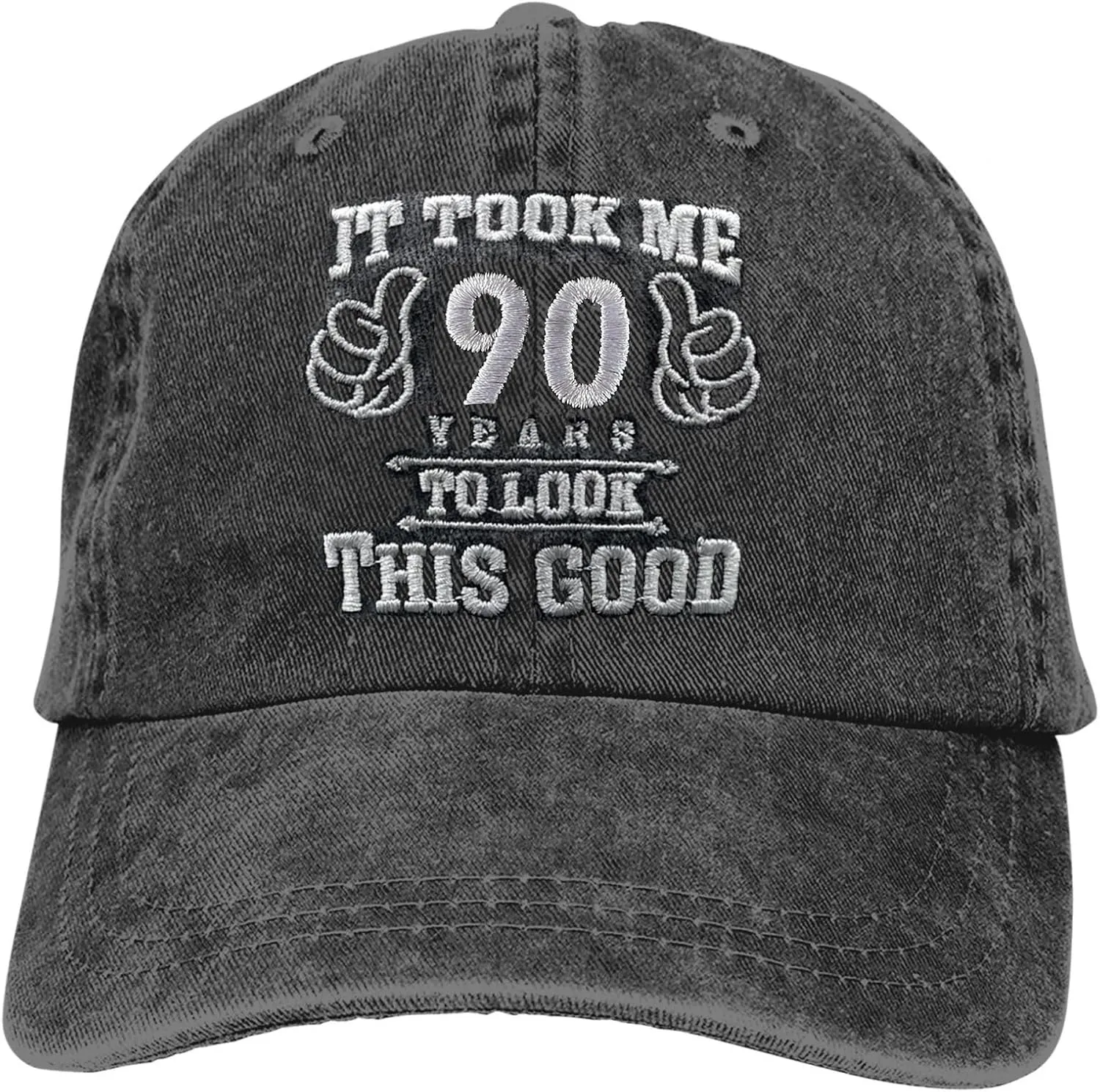 90th Birthday Gifts for Men, It Took Me 90 Years to Look This Good Vintage Embroidered Baseball Cap