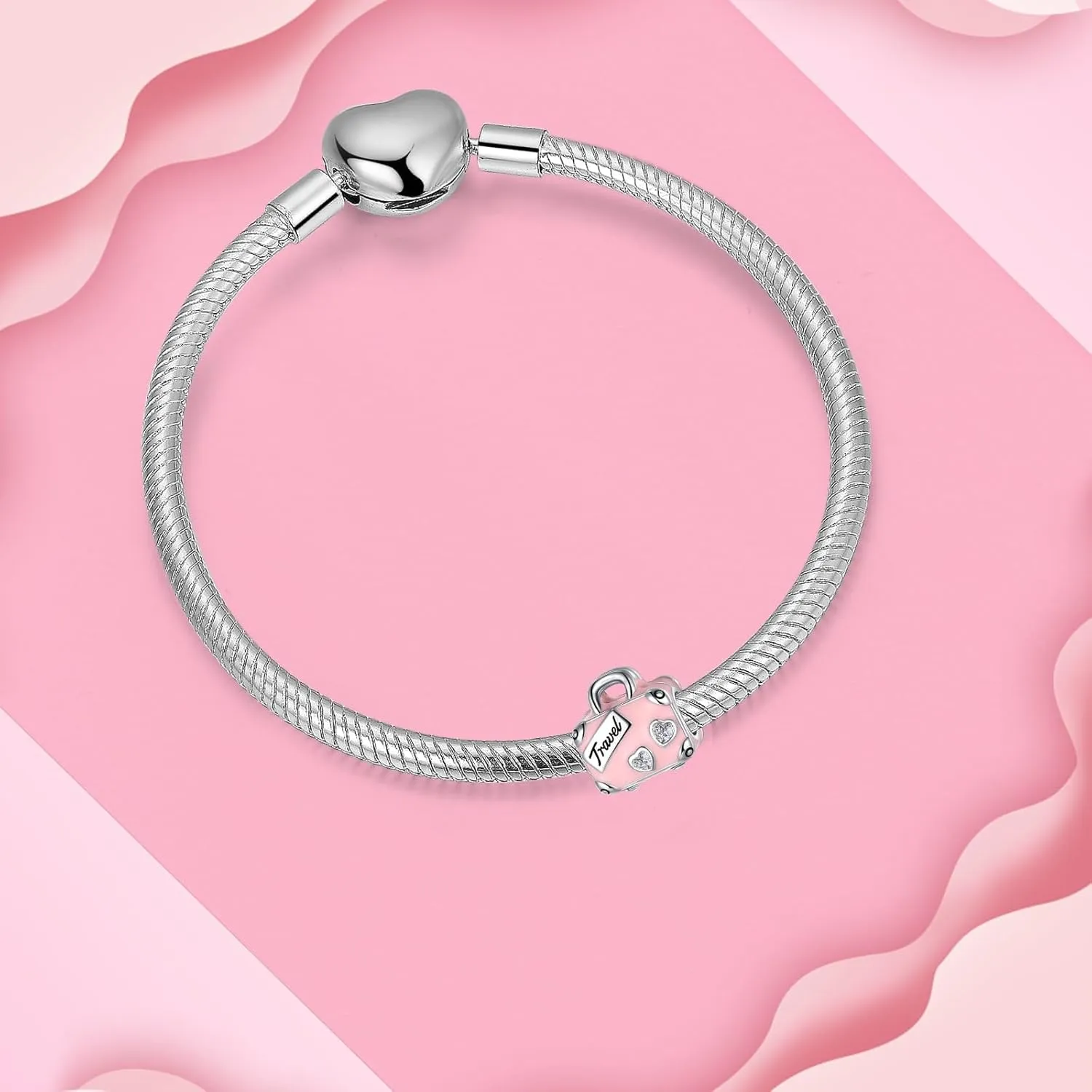 925 Sterling Silver Charms fits Bracelets and Necklace Pendant Bead Charms Jewelry Gift for Women Family Friends