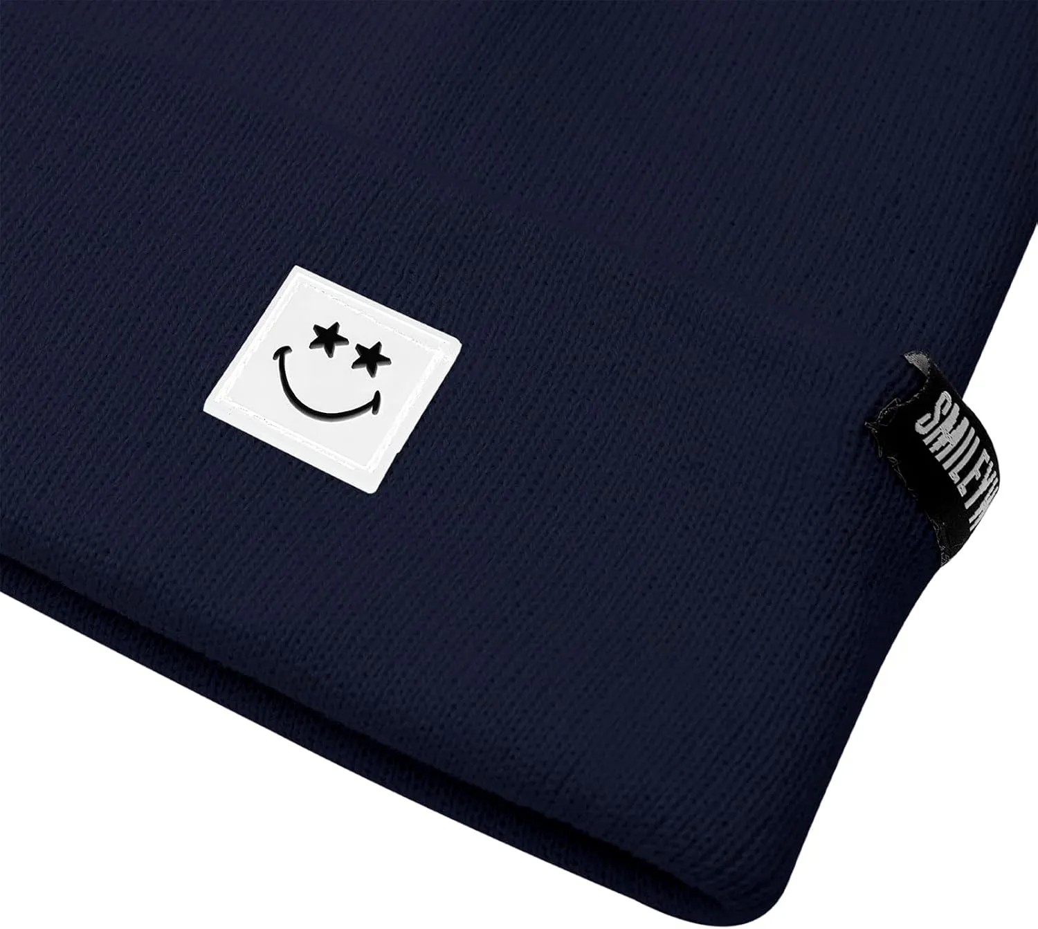 American Trends Beanie for Men Women Soft Winter Beanie Hat Cute Smiley Face Knit Hat Warm SmileyWorld