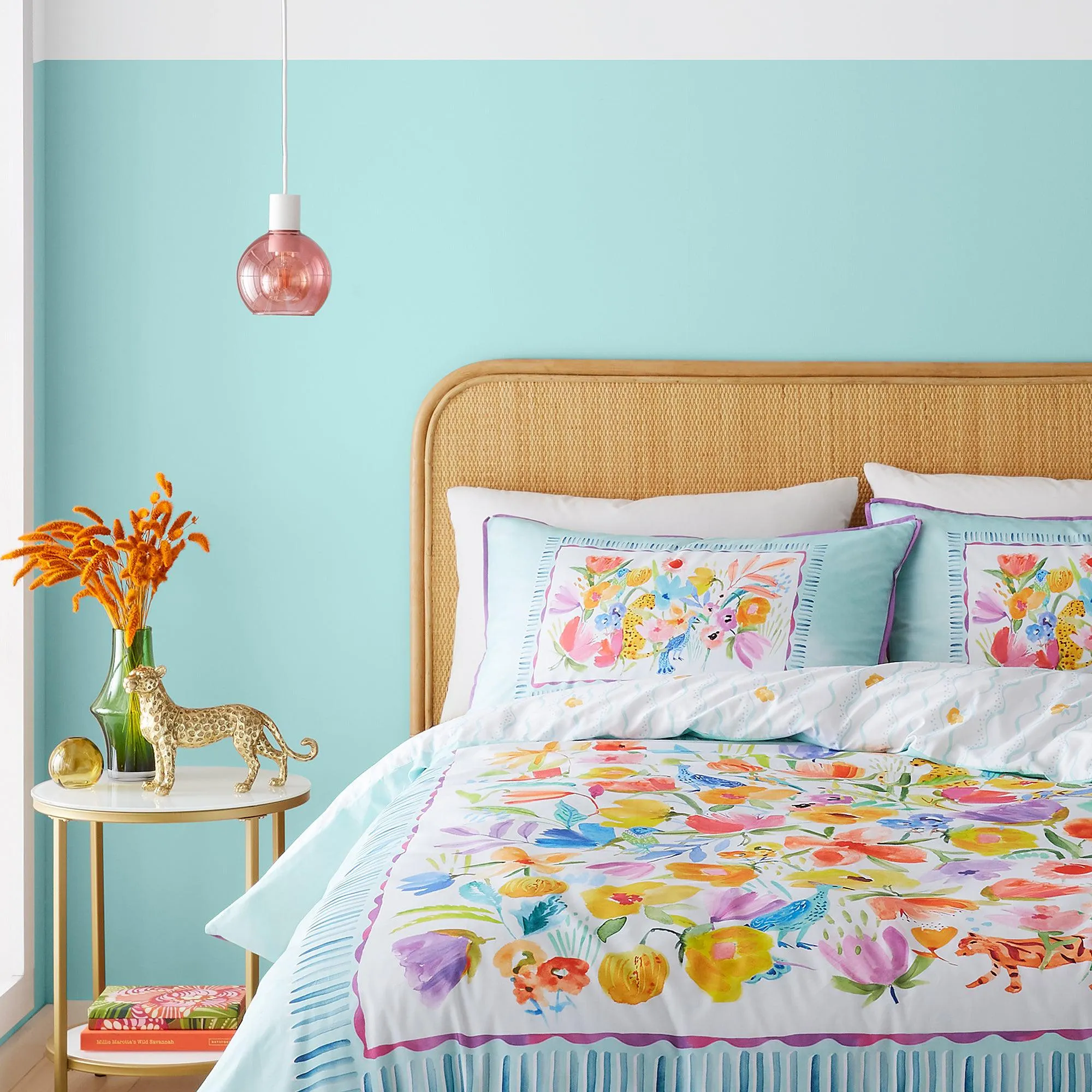 Appletree Festival Duvet Cover Set - Duck Egg