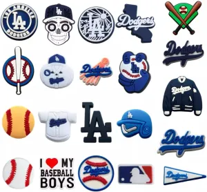 Baseball Team Shoes Charm Sports Shoes Hangers Football Baseball Shoes Accessories Decoration PVC Material Party Gifts