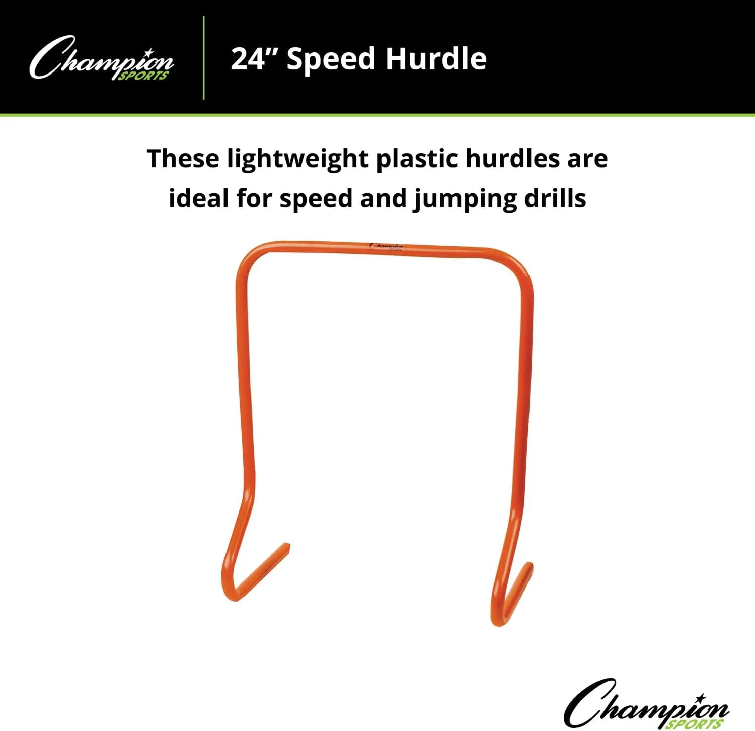 Champion Sports6 Inch Speed Hurdle