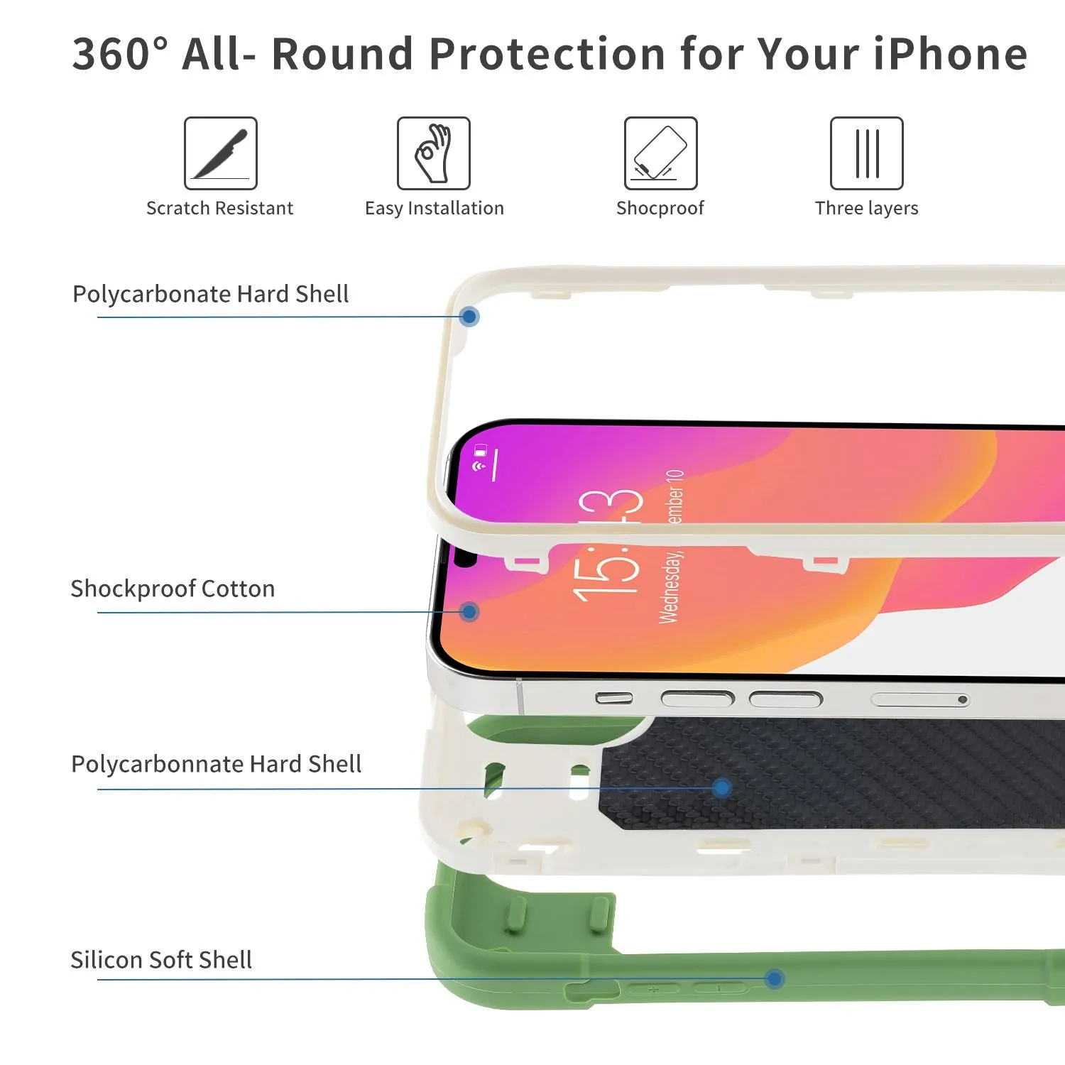 Compatible with iPhone 14 Case - Assorted Styles
