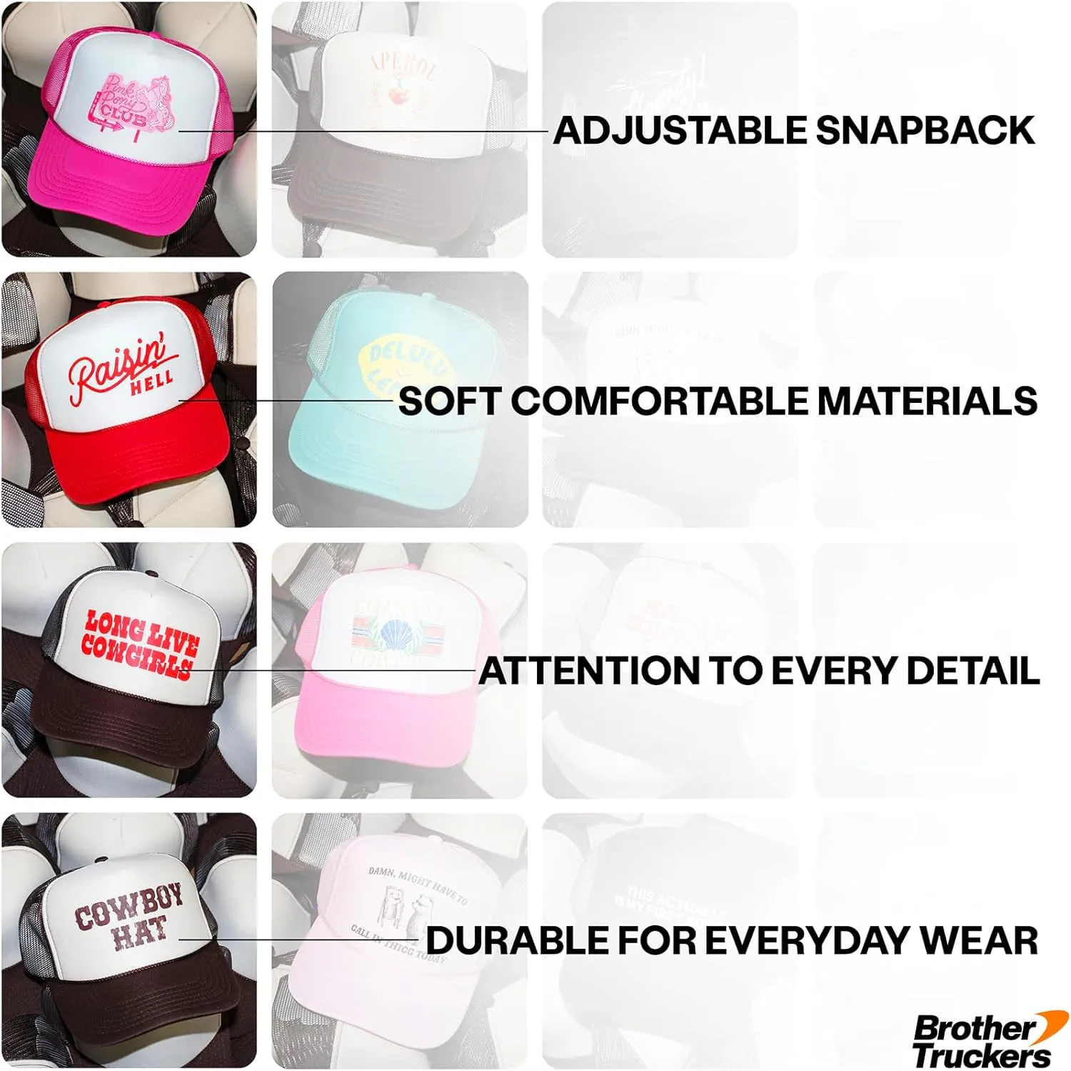 Connoisseur Trucker Hat | Funny Meme Party Trendy Cowboy Beer | Premium Snapback Hat for Men & Women