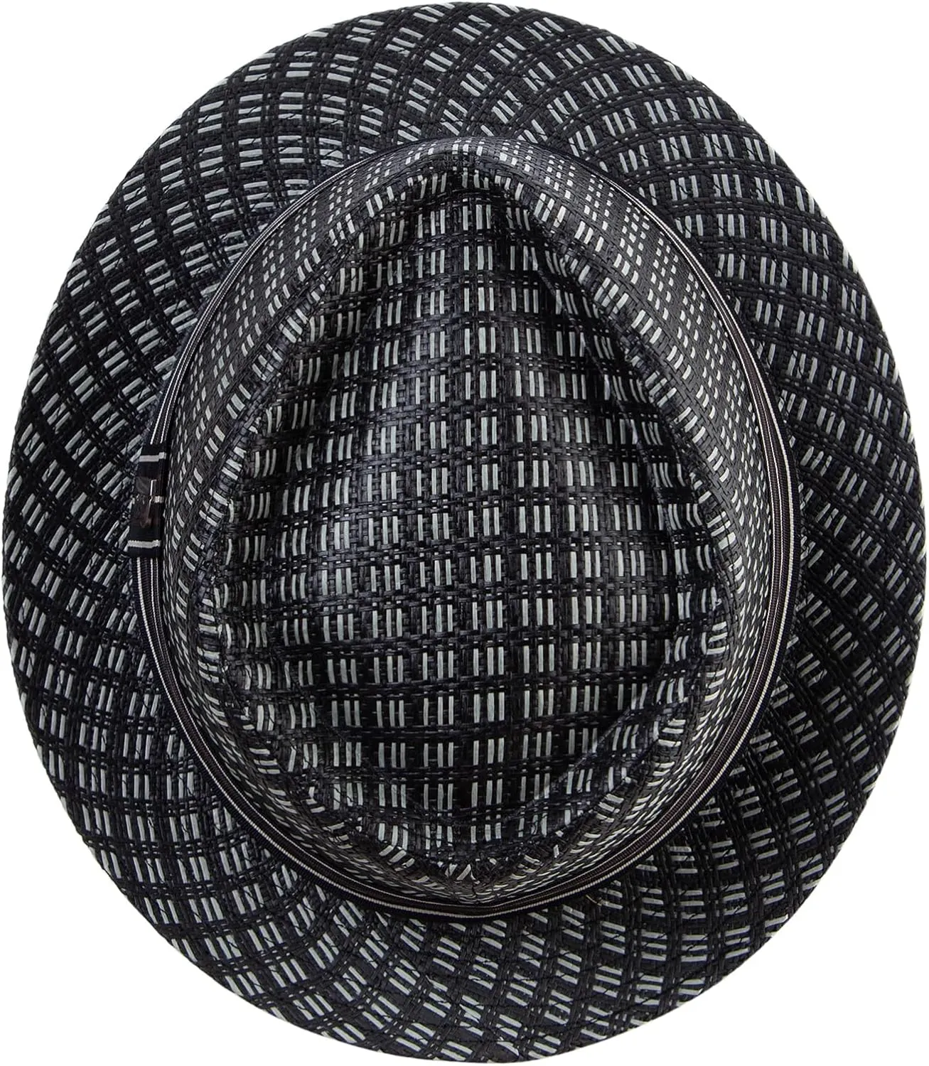 e4Hats.com Big Size Wove Paper Straw Wide Brim Porkpie Upbrim Fedora