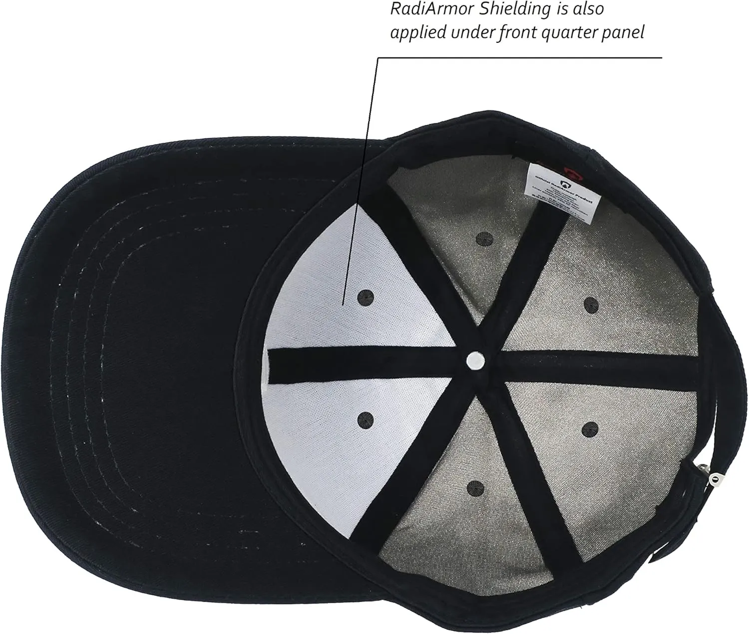 EMF Blocking Hat  Unisex Hat with EMF Blocking Liner That Blocks Over 99% of High Frequency RF Radiation