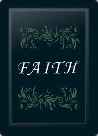 Faith Floral Horizontal Sage Logo Panel