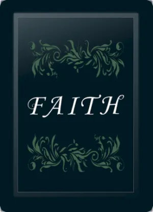 Faith Floral Horizontal Sage Logo Panel