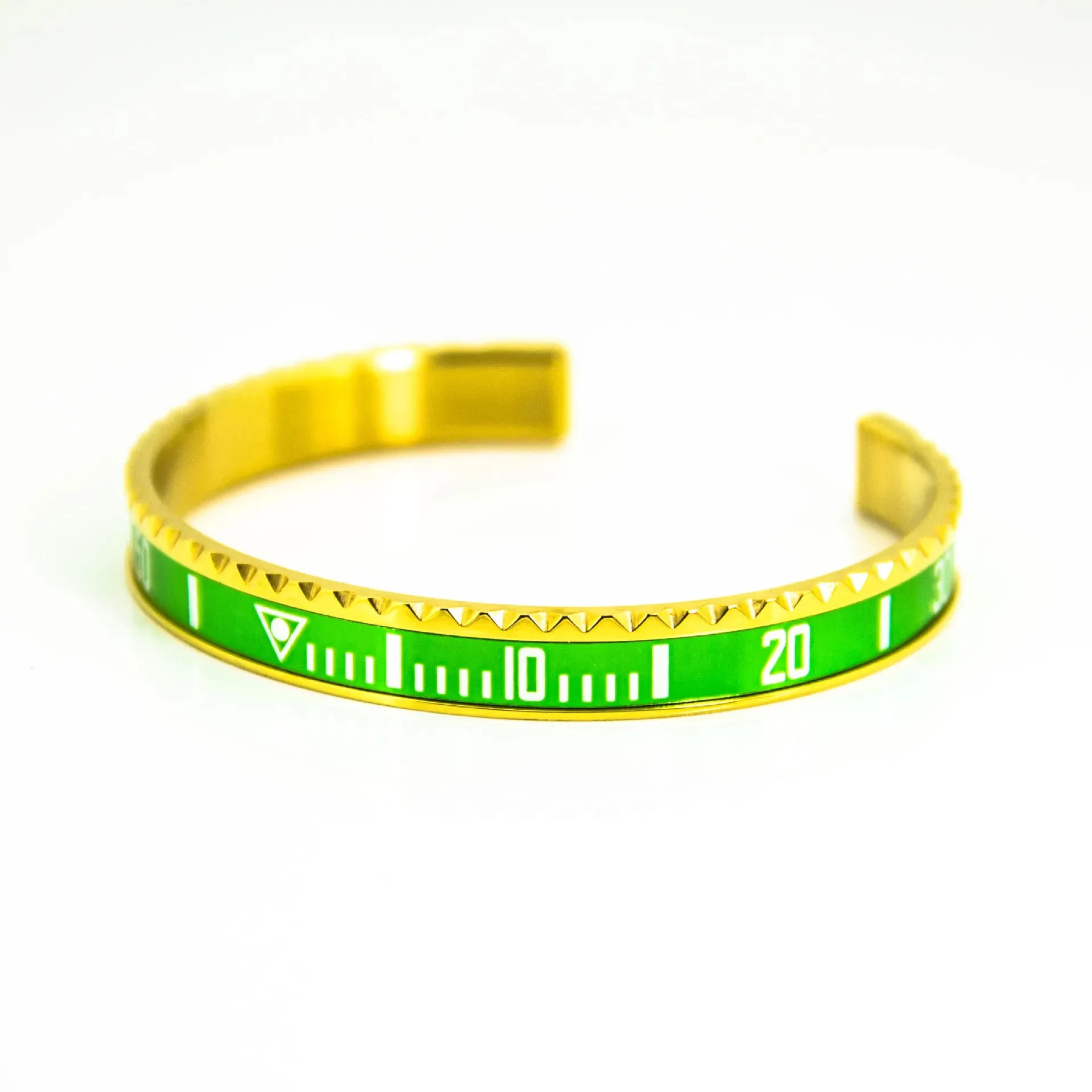Fashion Trend Multicolor Dial Stainless Steel Speedometer Bracelet Unisex Bracelet Cuff Bracelet Bezel Luxury Jewelry Gift