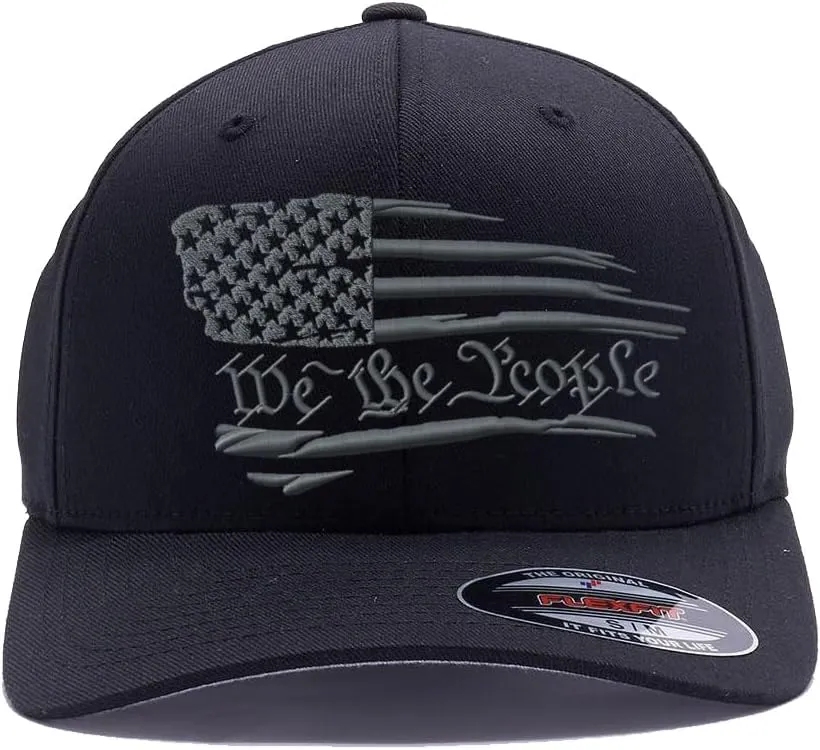 Flex Baseball 2A 1791 and We The People - Protect The 2nd Amendment hat- Custom Embroidered Flex Fitted Baseball Cap