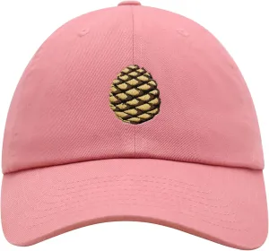 JPAK Pinecone Premium Dad Hat Embroidered Cotton Baseball Cap Pine Tree