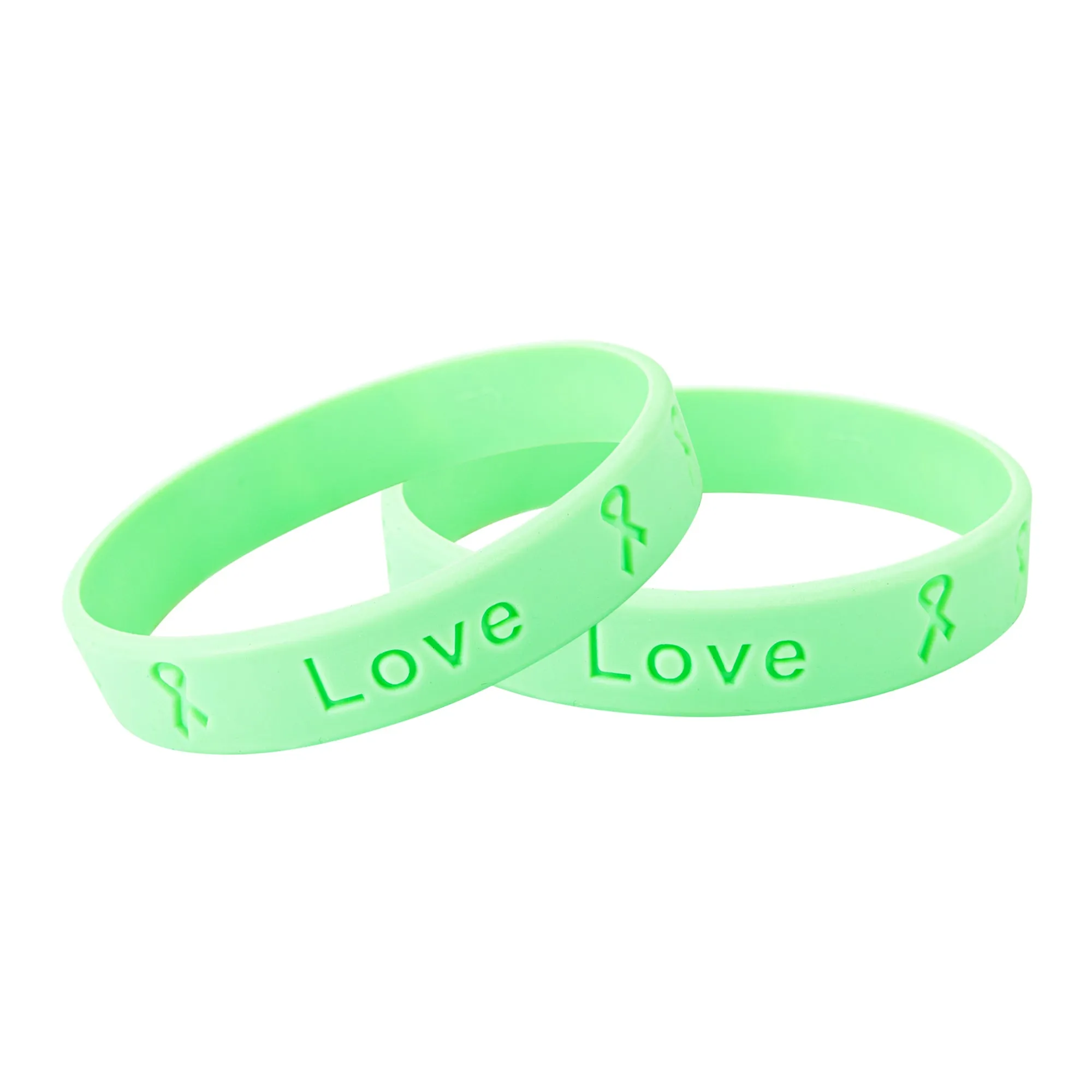Light Green Silicone Bracelets