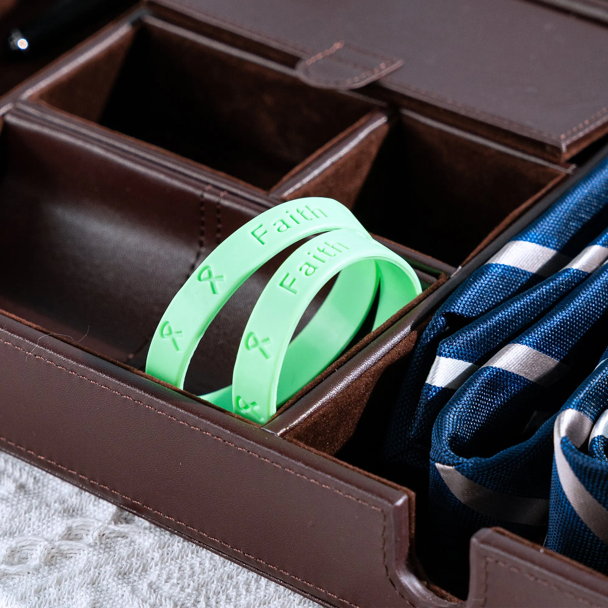 Light Green Silicone Bracelets