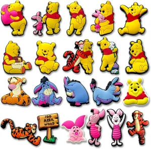 Lovelitlesix Cartoon Shoe Charms for Sandals Decoration for Teen Adults Party