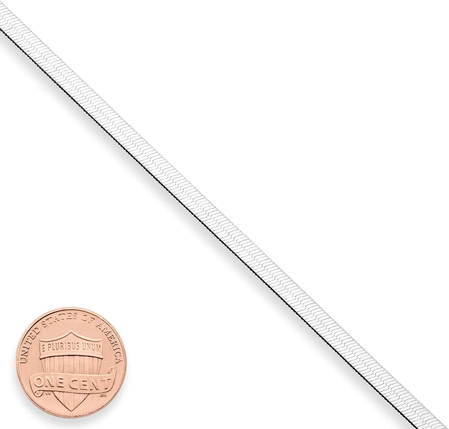 Miabella 925 Sterling Silver Italian Solid 3.5mm Flexible Flat Herringbone Link Chain Anklet Ankle Bracelet for Women, Made in Italy