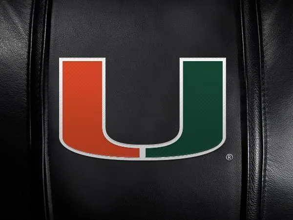 Miami Hurricanes Logo Panel For Xpression Gaming Chair Only