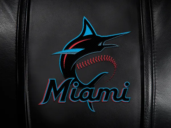 Miami Marlins Primary Logo Panel For Xpression Gaming Chair Only