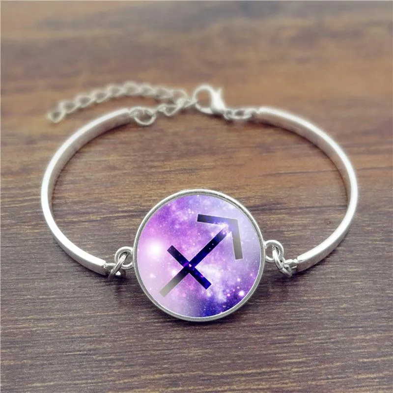 Purple Fusion Silver Constellation Bracelet