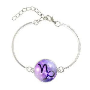 Purple Fusion Silver Constellation Bracelet