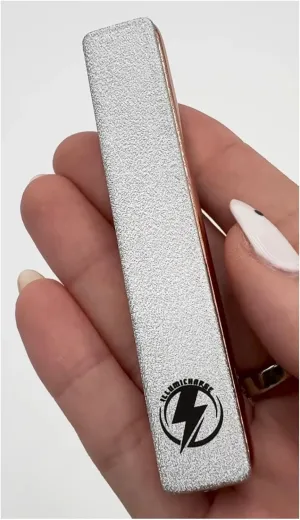 Slide 2.0 Electric Lighter - Square, Vintage Coil Car Cigar Lighter Style, Rose Gold & Silver Finish, Perfect Lip Stick Design, Old School & Vintage Enthusiasts
