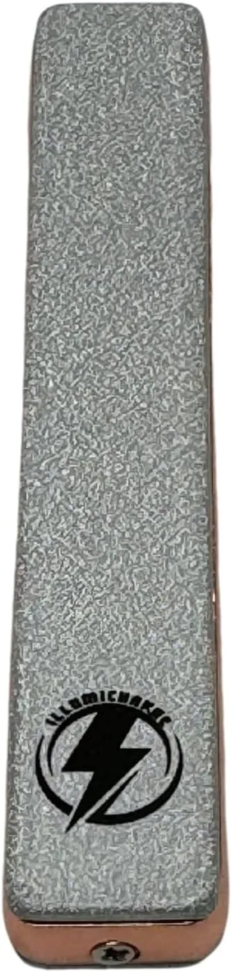 Slide 2.0 Electric Lighter - Square, Vintage Coil Car Cigar Lighter Style, Rose Gold & Silver Finish, Perfect Lip Stick Design, Old School & Vintage Enthusiasts