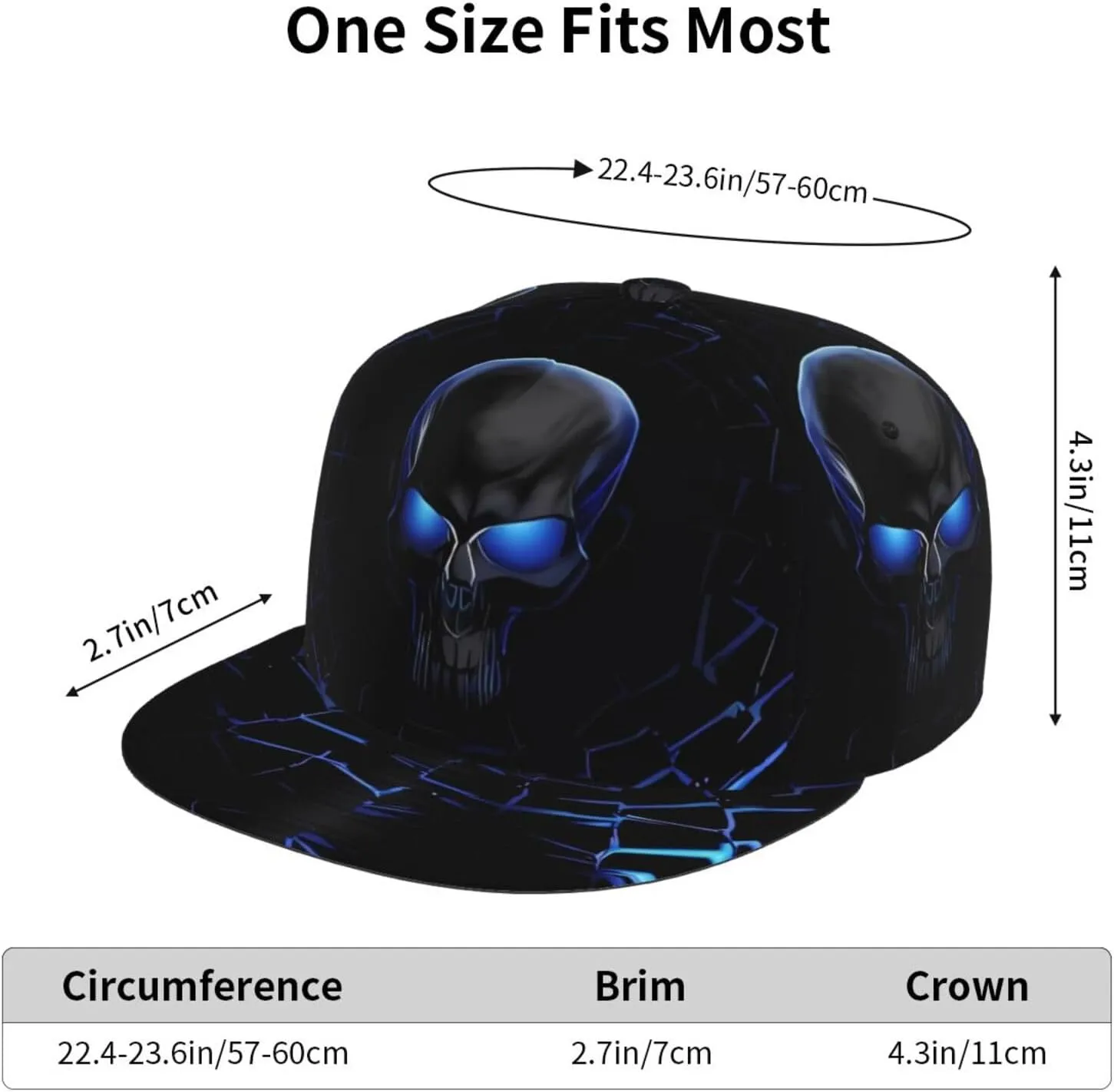 Summer Parrot Pineapple Bird Printed Baseball Cap, Flat Brim Hats for Men Women, Funny Adjustable Snapback Hats
