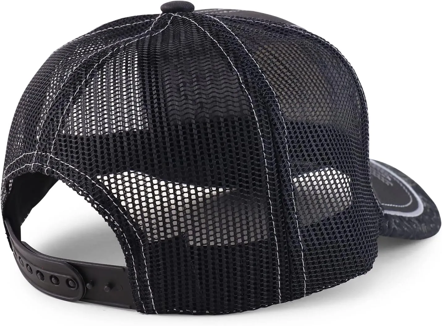 Trendy Apparel Shop Rooster Embroidered Trucker Mesh Baseball Cap