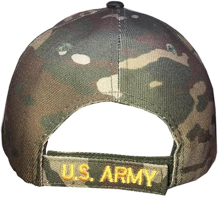 U.S. Army Baseball Caps Hats Military Apparel | Retired Veteran | 3D Embroidered | Adjustable