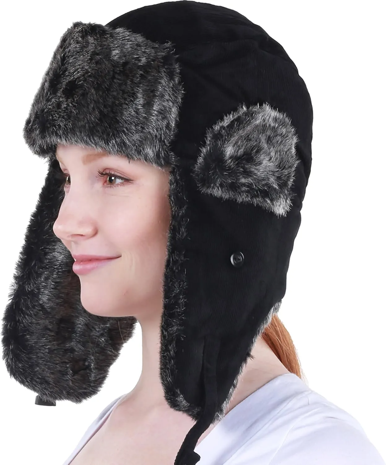 Wool Blend Aviator Trapper hat Trooper Ear Flaps Ushanka Eskimo Russian Warm Winter Cold