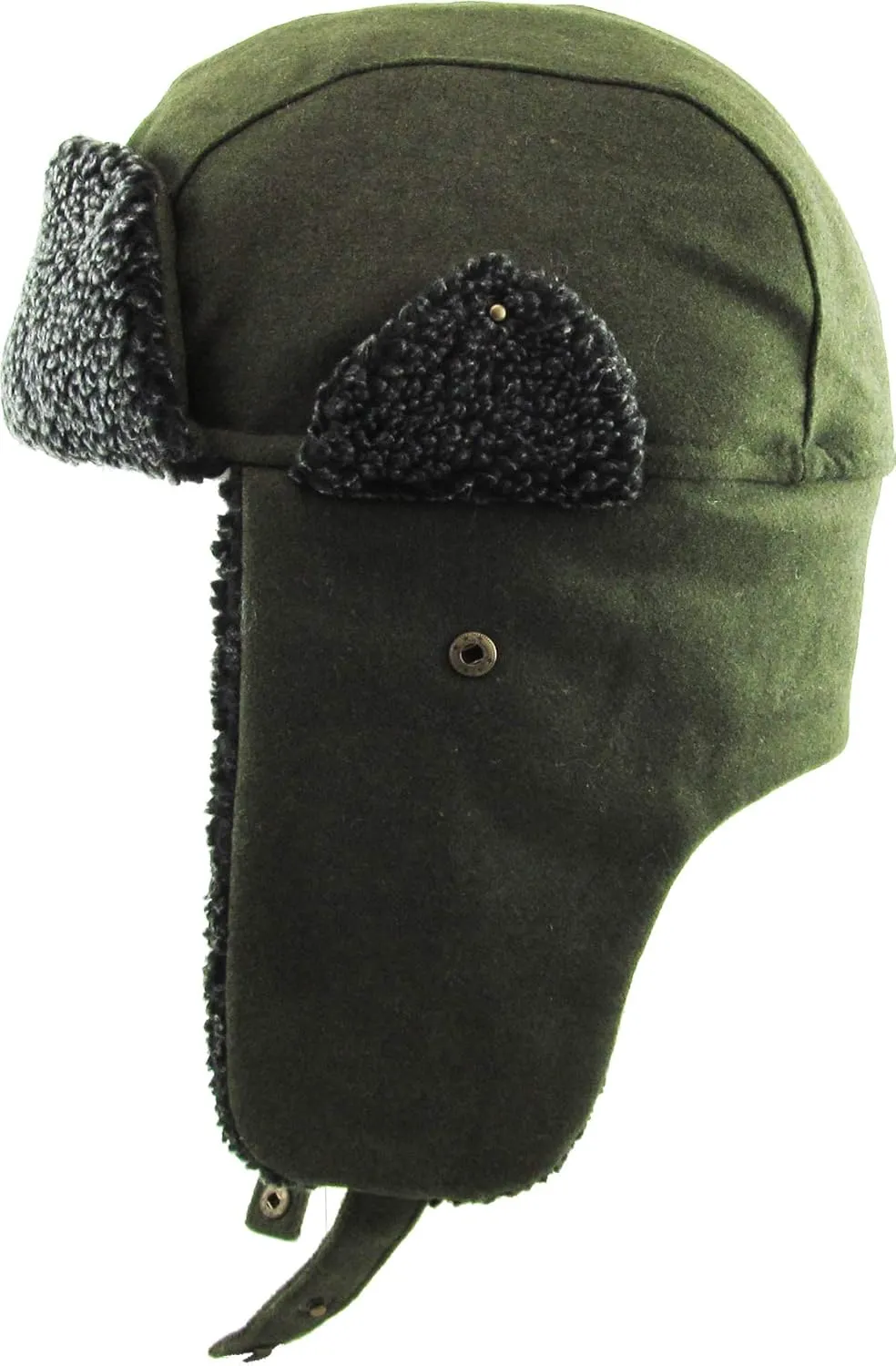 Wool Blend Aviator Trapper hat Trooper Ear Flaps Ushanka Eskimo Russian Warm Winter Cold