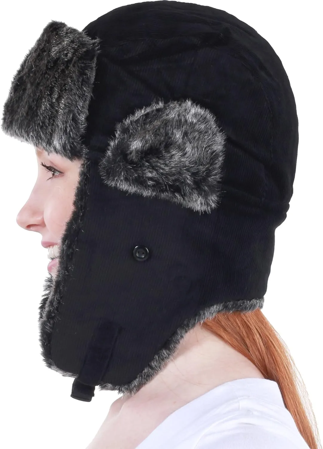Wool Blend Aviator Trapper hat Trooper Ear Flaps Ushanka Eskimo Russian Warm Winter Cold